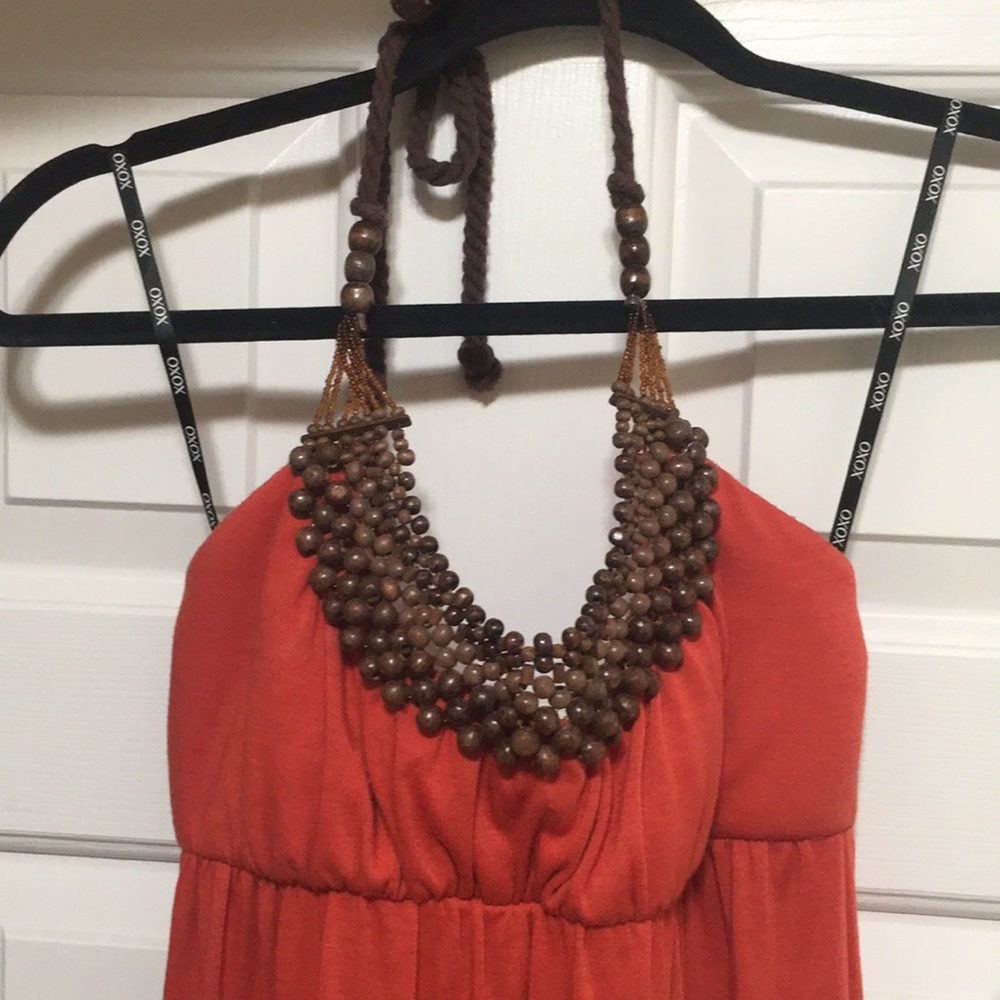 Long summer dress.